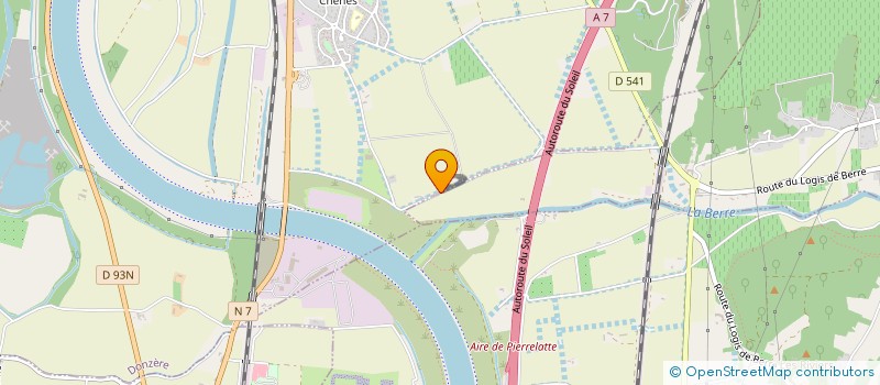 localisation de l'entreprise FABEMI BOURGOGNE à DONZERE