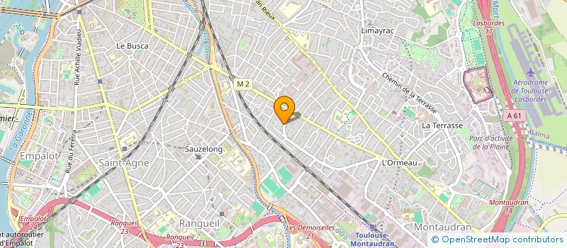 localisation de l'entreprise FABEN  TOULOUSE