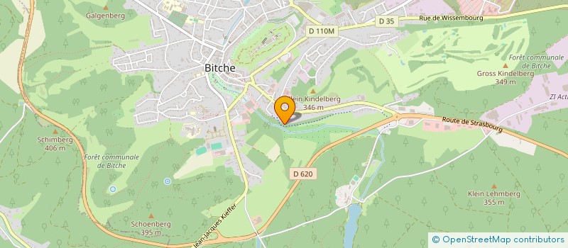 localisation de l'entreprise FABER  BITCHE