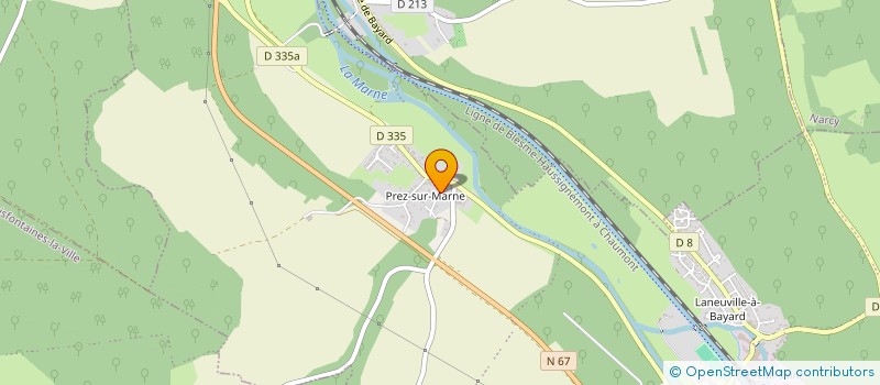 localisation de l'entreprise FABER à BAYARD-SUR-MARNE