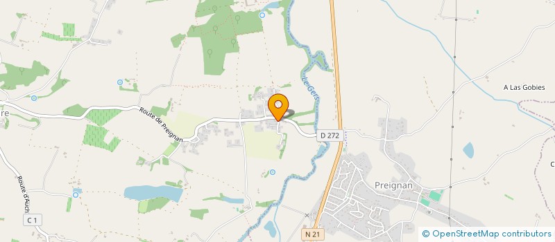 localisation de l'entreprise FABER  ROQUELAURE