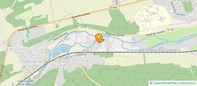 localisation de l'entreprise FABER  AULNAY-SUR-ITON