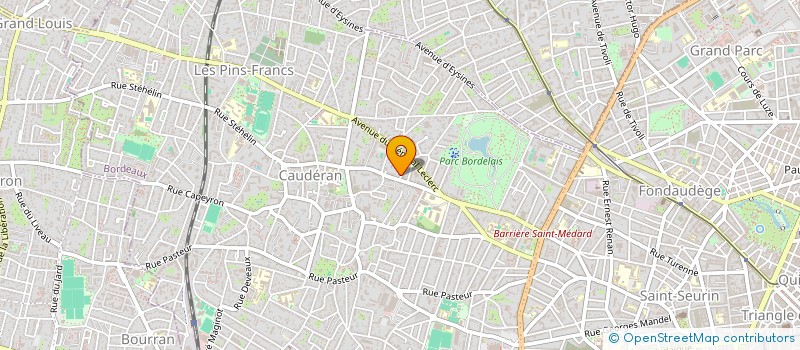 localisation de l'entreprise FABER  BORDEAUX