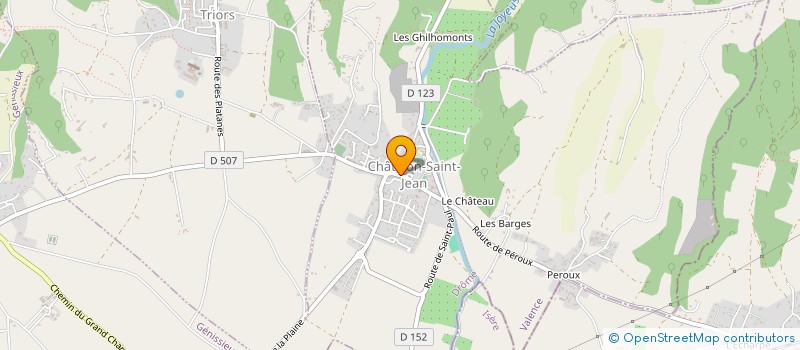 localisation de l'entreprise FABERIC  CHATILLON-SAINT-JEAN