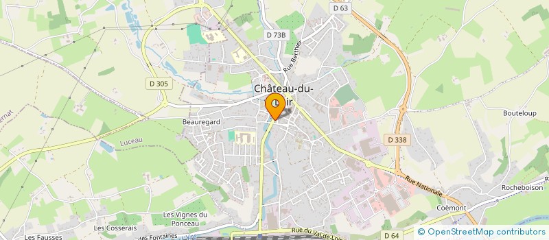 localisation de l'entreprise FABERIC  MONTVAL-SUR-LOIR