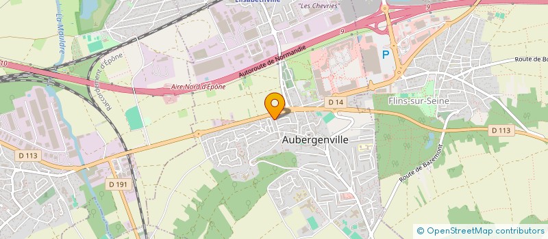 localisation de l'entreprise FABERKANE  AUBERGENVILLE