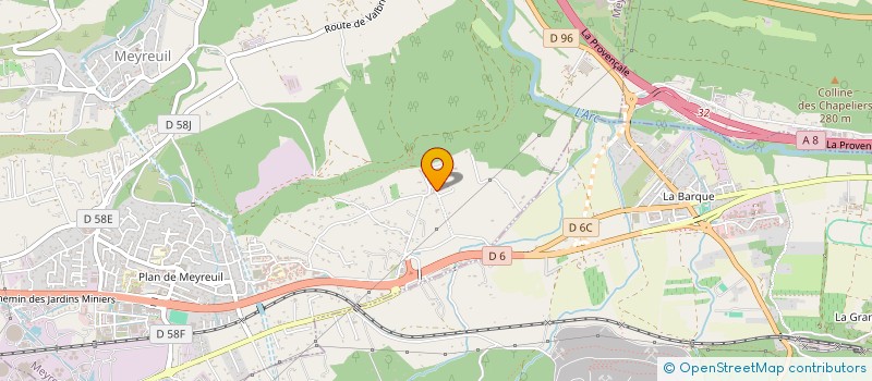 localisation de l'entreprise FABERT  MEYREUIL