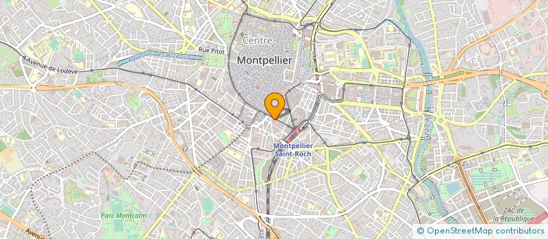 localisation de l'entreprise FABERT IMMOBILIER à MONTPELLIER