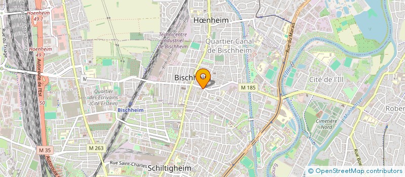 localisation de l'entreprise FABEST  BISCHHEIM