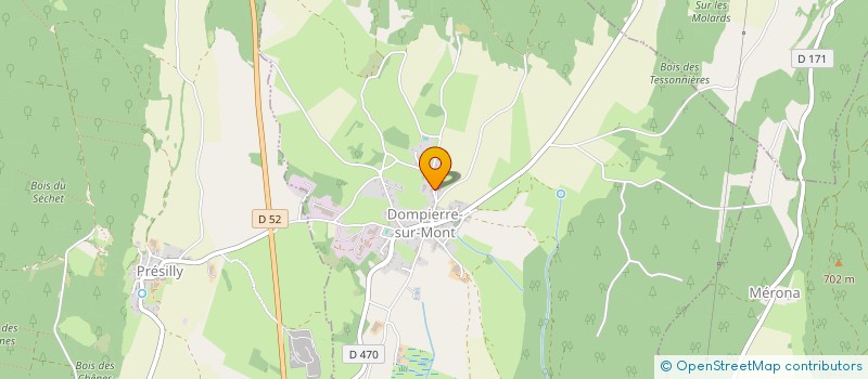 localisation de l'entreprise FABEST FOURNITURES  DOMPIERRE-SUR-MONT