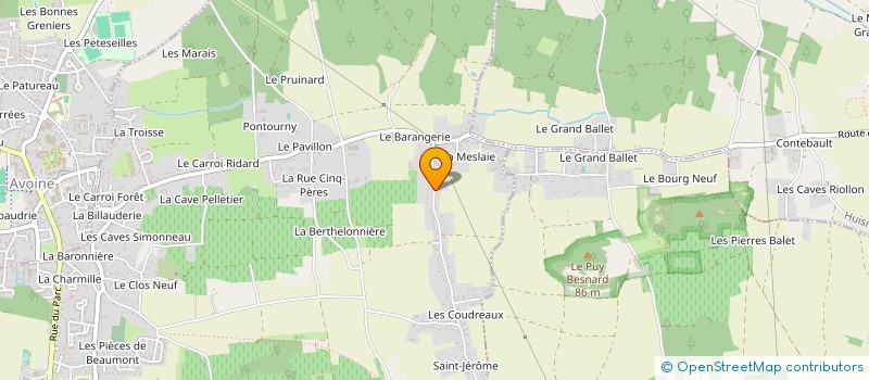 localisation de l'entreprise FABETCO  BEAUMONT-EN-VERON