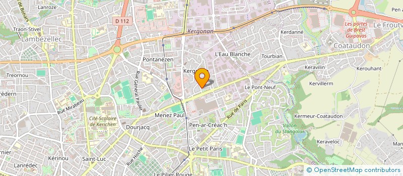 localisation de l'entreprise FABEX  BREST