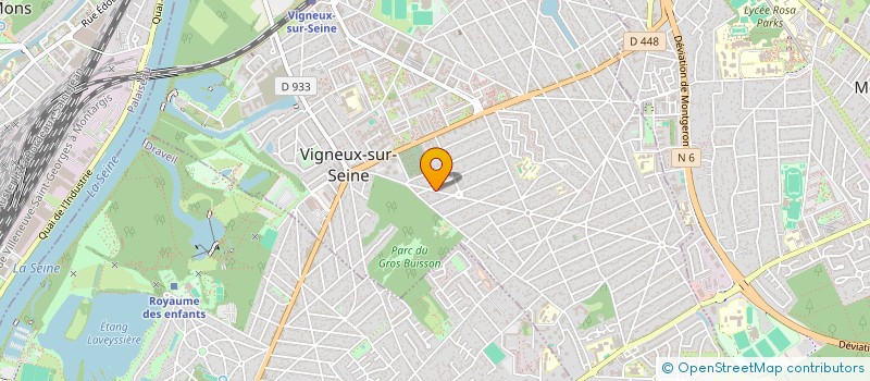 localisation de l'entreprise FABFI à VIGNEUX-SUR-SEINE