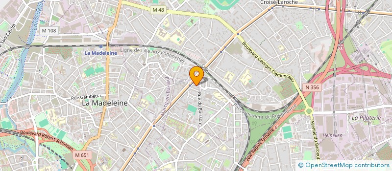 localisation de l'entreprise FABFLO PROD à LILLE