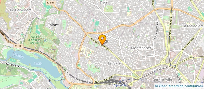 localisation de l'entreprise FABGIL à DIJON