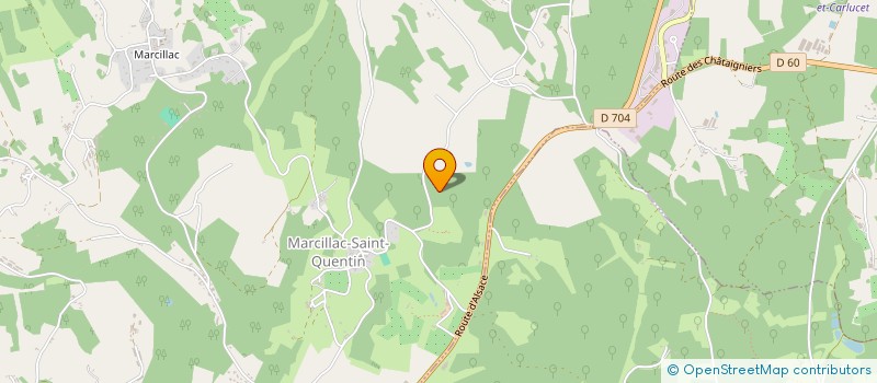 localisation de l'entreprise FABHAS  MARCILLAC-SAINT-QUENTIN