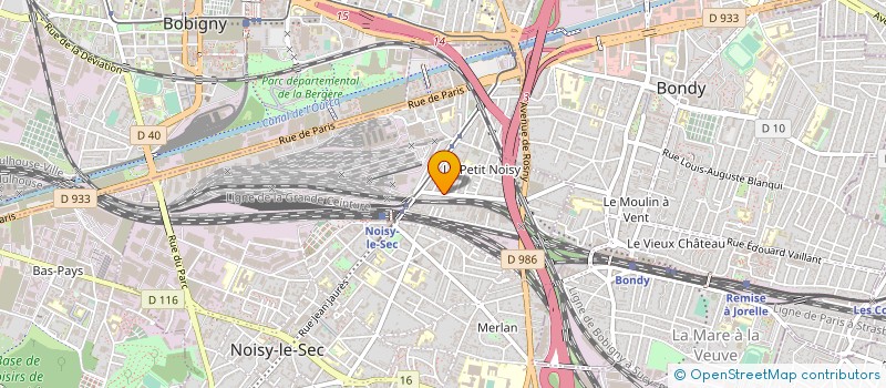 localisation de l'entreprise FABI ASCENSEURS à NOISY-LE-SEC