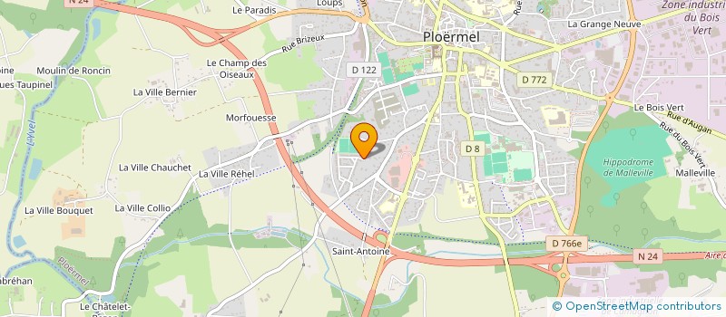 localisation de l'entreprise FABI CONSEIL  PLOERMEL