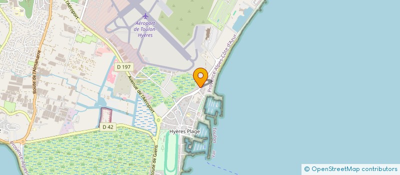 localisation de l'entreprise FABI POKY à HYERES