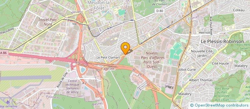 localisation de l'entreprise FABIAN à CLAMART