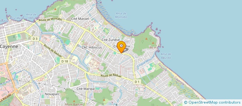 localisation de l'entreprise FABIANE DOS SANTOS  CAYENNE