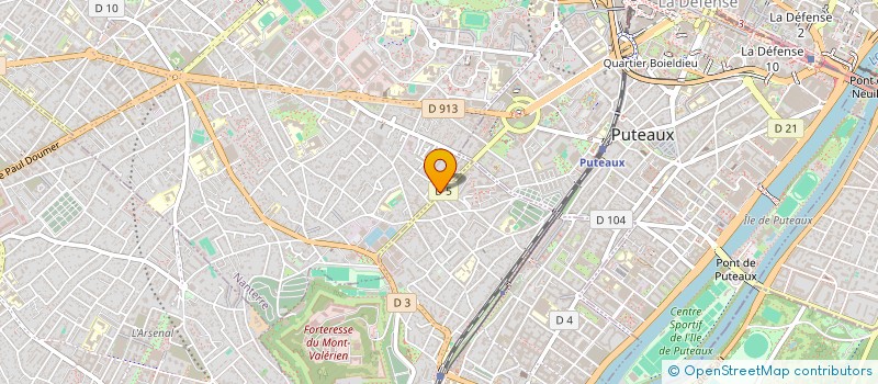 localisation de l'entreprise FABIANI  NANTERRE