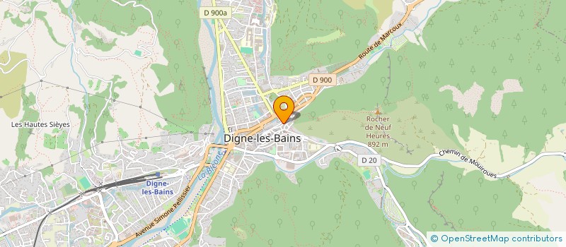 localisation de l'entreprise FABIANI à DIGNE-LES-BAINS