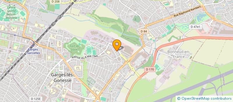 localisation de l'entreprise FABIBAX à GARGES-LES-GONESSE