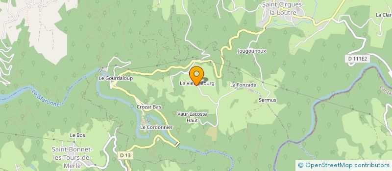 localisation de l'entreprise FABIE SA  SAINT-JULIEN-AUX-BOIS