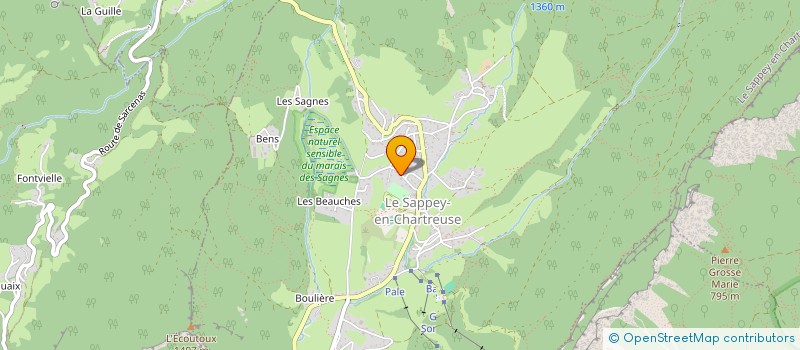 localisation de l'entreprise FABIEN  LE SAPPEY-EN-CHARTREUSE