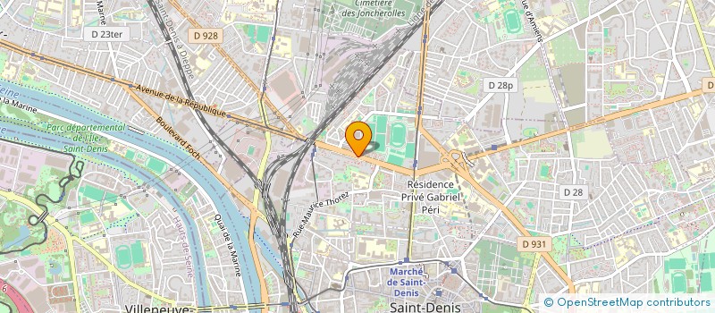 localisation de l'entreprise FABIEN à SAINT-DENIS