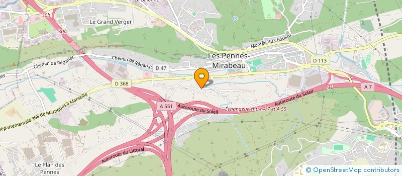 localisation de l'entreprise FABIEN ASENCIO à LES PENNES-MIRABEAU
