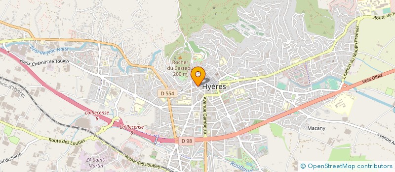 localisation de l'entreprise FABIEN AUDITION à HYERES