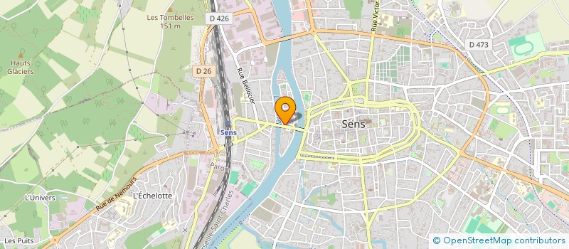 localisation de l'entreprise FABIEN CARA PONZIO  SENS