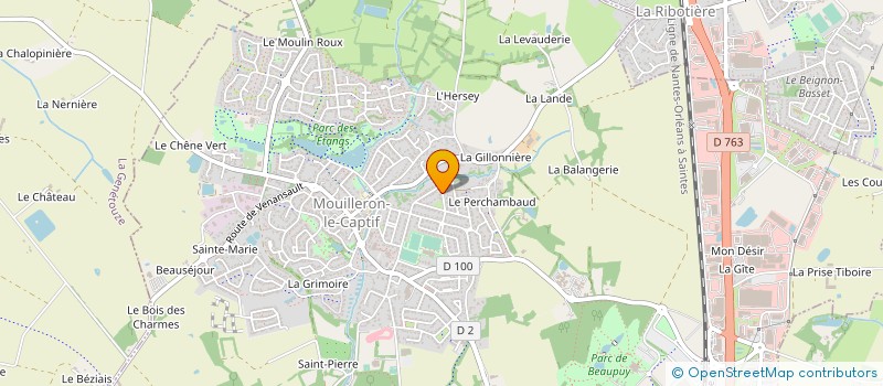 localisation de l'entreprise FABIEN CHARBONNEAU à MOUILLERON-LE-CAPTIF