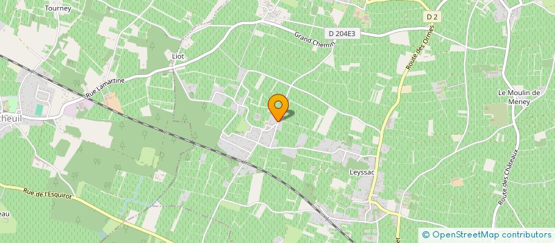 localisation de l'entreprise FABIEN COUVERTURE ZINGUEURIE à SAINT-ESTEPHE