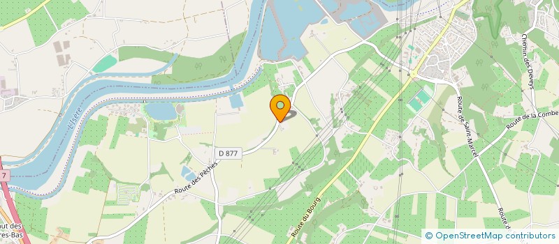 localisation de l'entreprise FABIEN DAHAN DEVELOPPEMENT  CHATEAUNEUF-SUR-ISERE