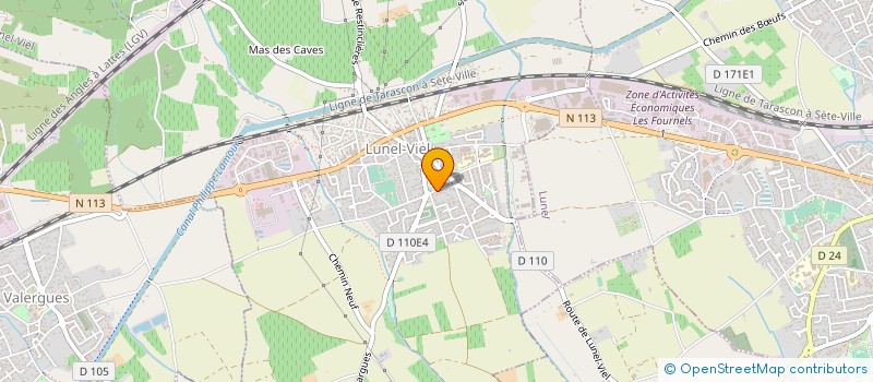 localisation de l'entreprise FABIEN DAUMAS - CARRELAGE à LUNEL-VIEL