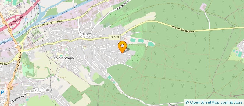 localisation de l'entreprise FABIEN DENOMME  MONTBELIARD