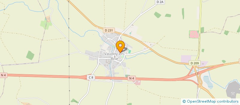 localisation de l'entreprise FABIEN ENTRETIEN PARCS ET JARDINS  VAUDOY-EN-BRIE