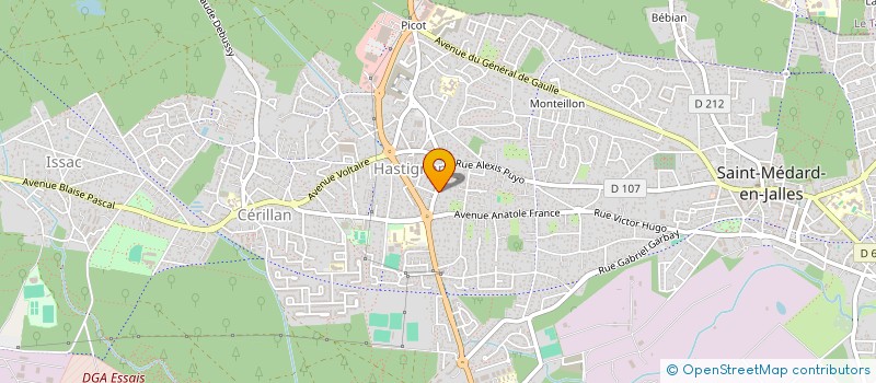 localisation de l'entreprise FABIEN & FILLES  SAINT-MEDARD-EN-JALLES