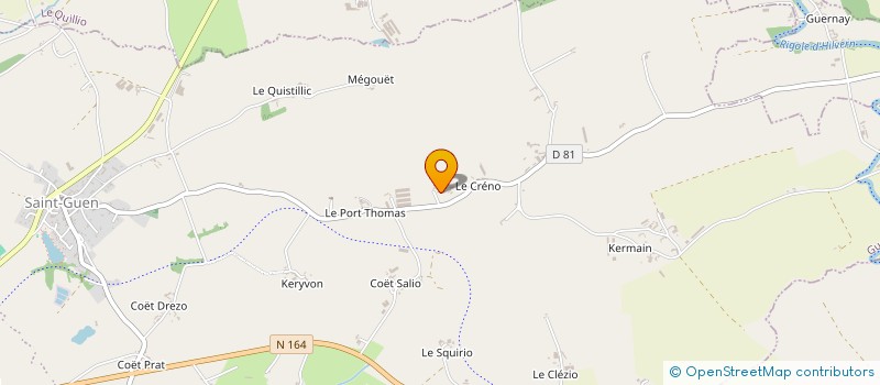 localisation de l'entreprise FABIEN LC à GUERLEDAN