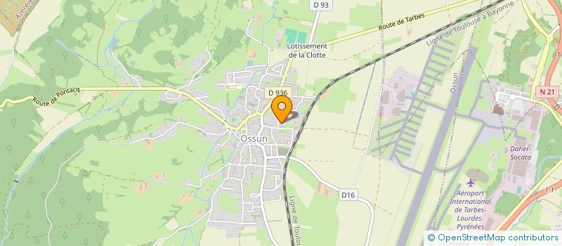 localisation de l'entreprise FABIEN LERICHE  OSSUN