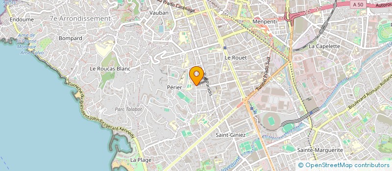 localisation de l'entreprise FABIEN LIAUTARD  MARSEILLE