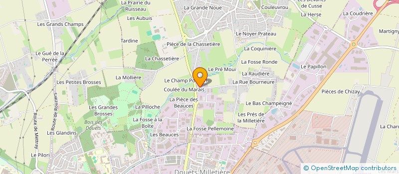 localisation de l'entreprise FABIEN.M CONDUITE  NOTRE-DAME-D'OE