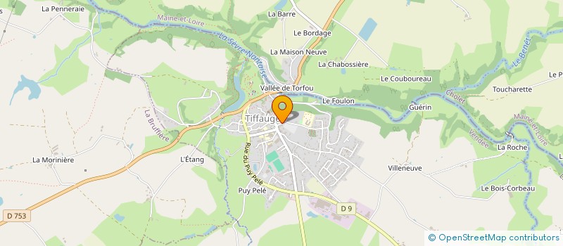 localisation de l'entreprise FABIEN-MARIE  TIFFAUGES