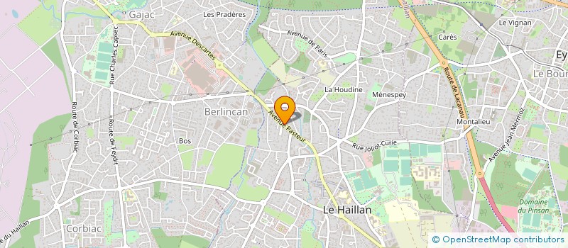 localisation de l'entreprise FABIEN MATERIAUX à LE HAILLAN