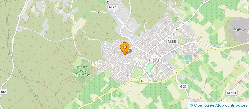localisation de l'entreprise FABIEN RIOU à PIGNAN