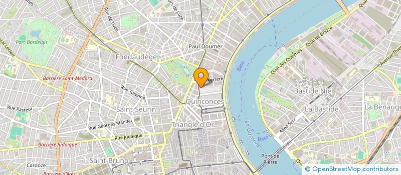 localisation de l'entreprise FABIEN ROBALDO à BORDEAUX