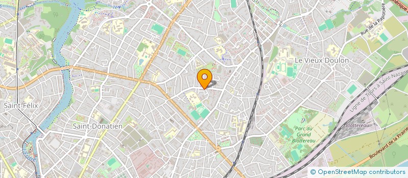 localisation de l'entreprise FABIEN ROUX à NANTES